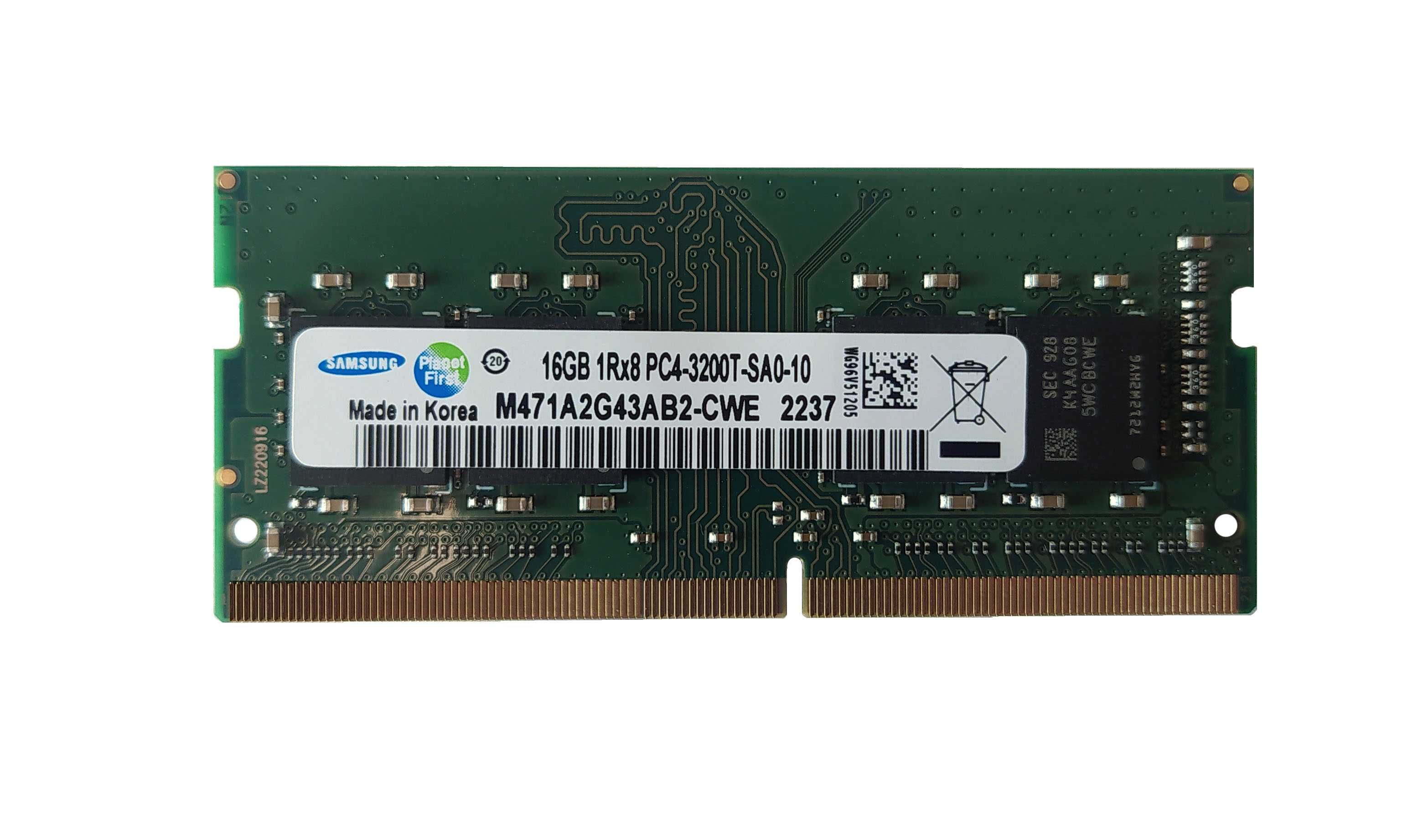 Модуль пам'яті  Samsung 16GB SO-DIMM DDR4 2133 2400 2666 3200 Mhz