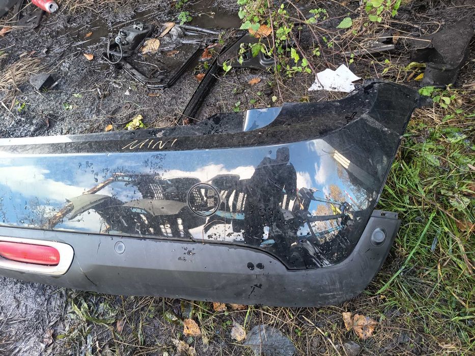 Mini One III 2014' zderzak tylny czarny FV transport/dostawa