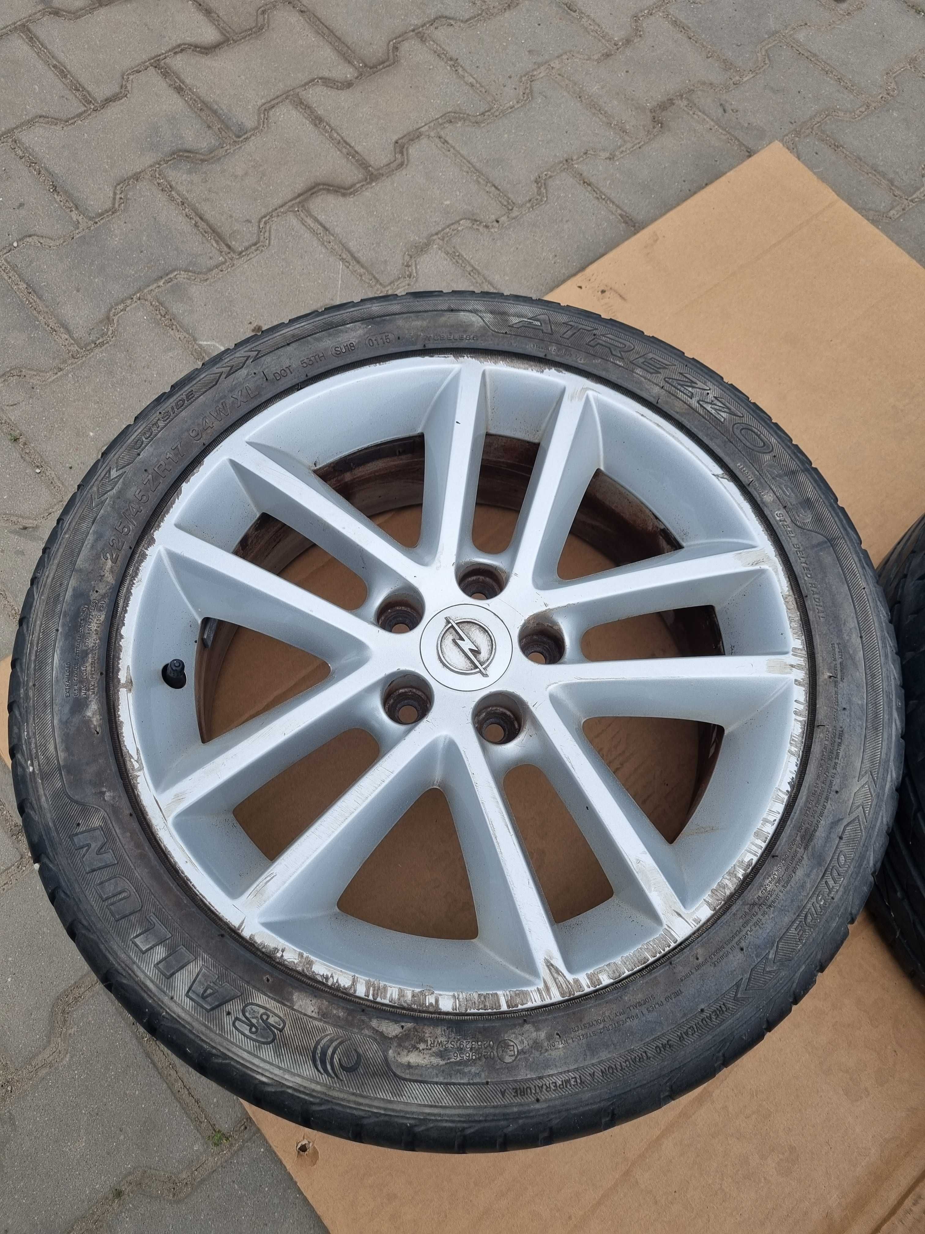 Opel Astra H Twintop Komplet Kół 5x110 17