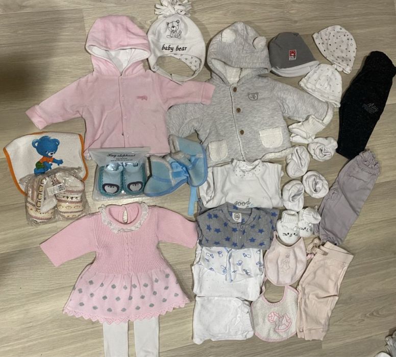 Lote roupa bebé recem-nascido 0-6 meses menino/menina