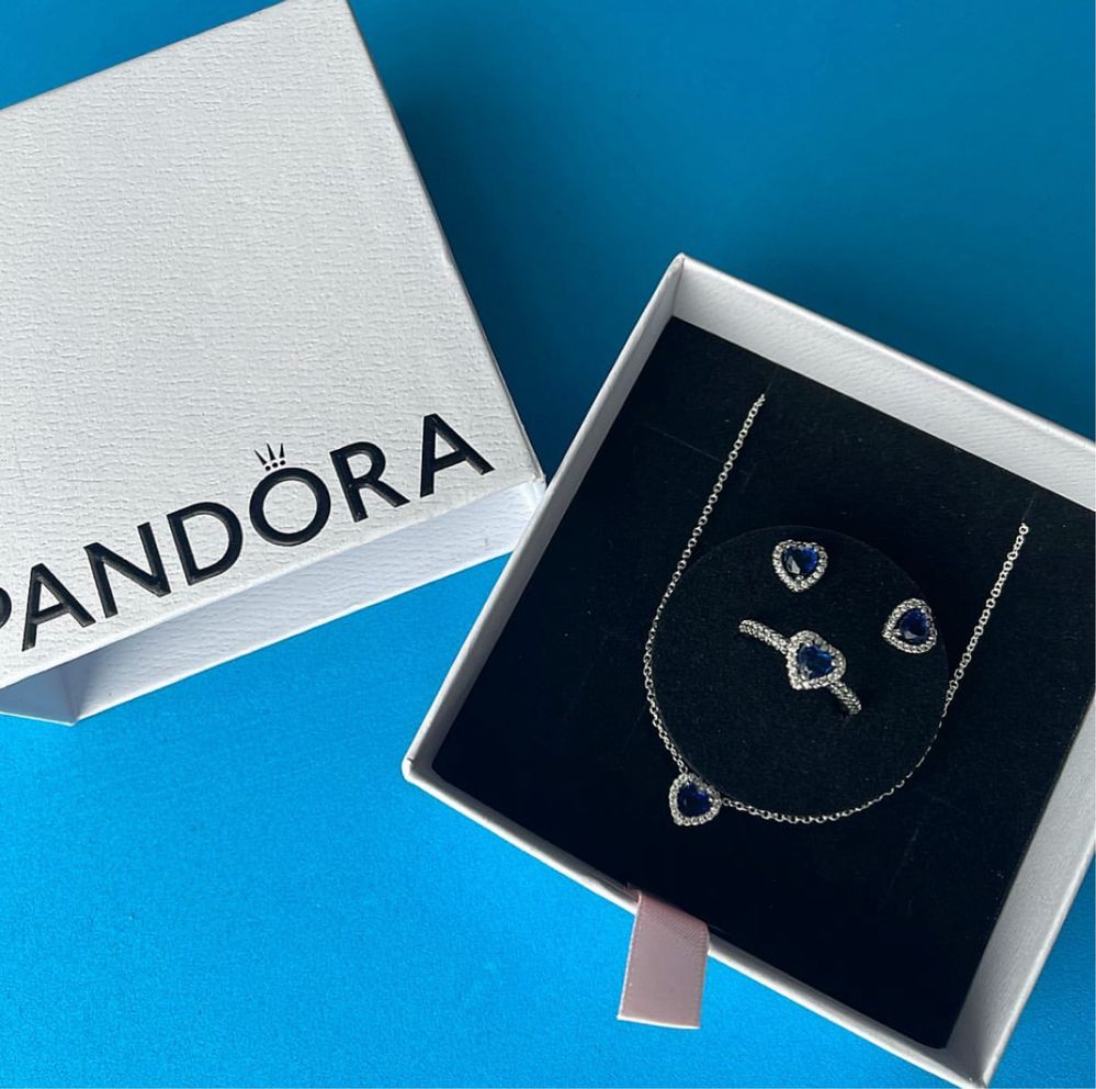 Набір прикрас pandora червоне серце