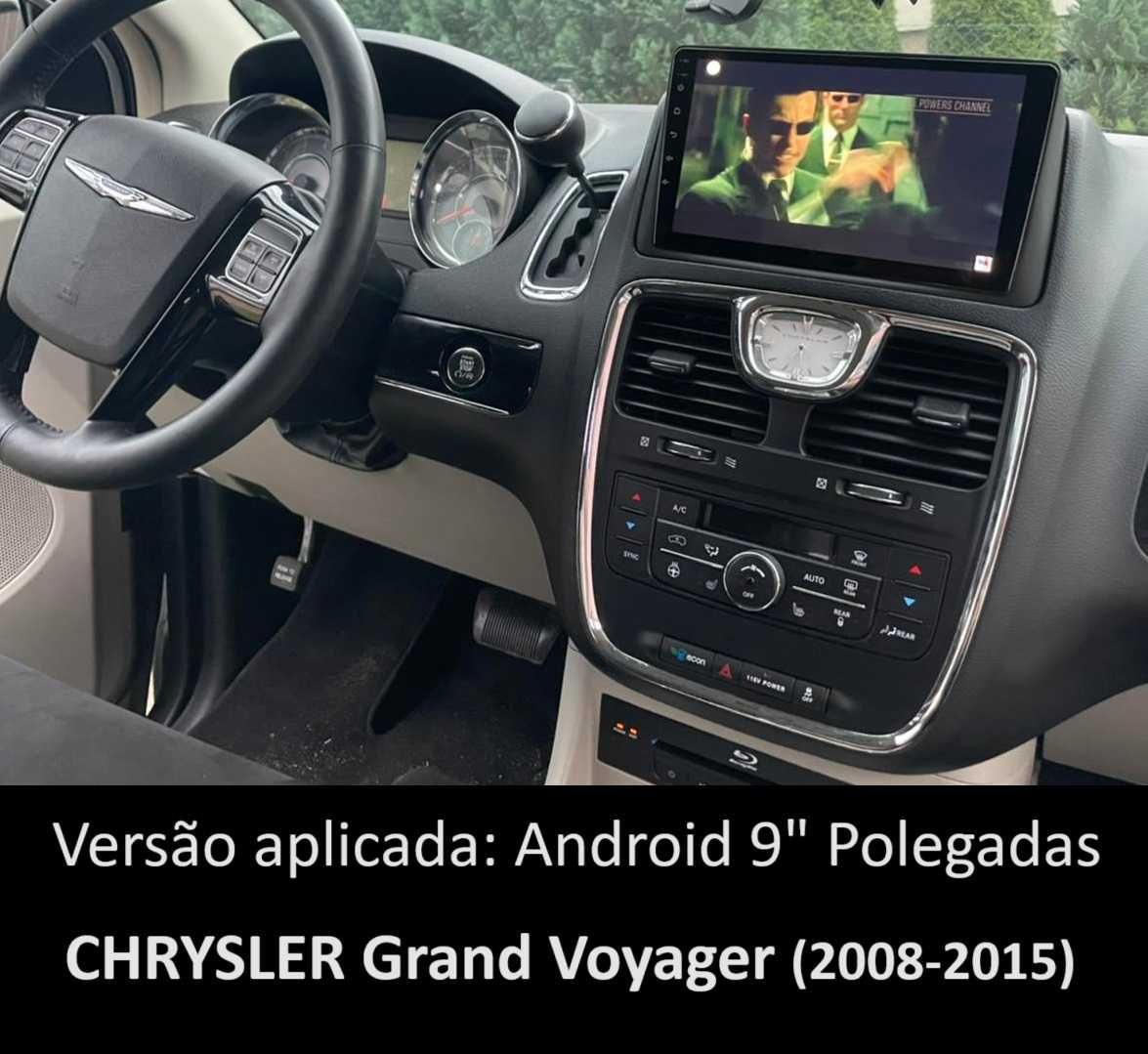 (NOVO) Rádio 2DIN • CHRYSLER Voyager / Grand Voyager • Android 4+32GB