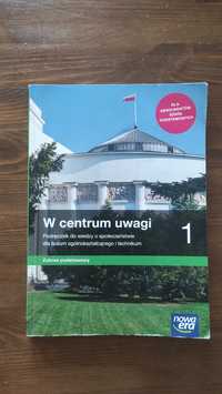 W centrum uwagi 1 podręcznik WOS dla liceum i technikum