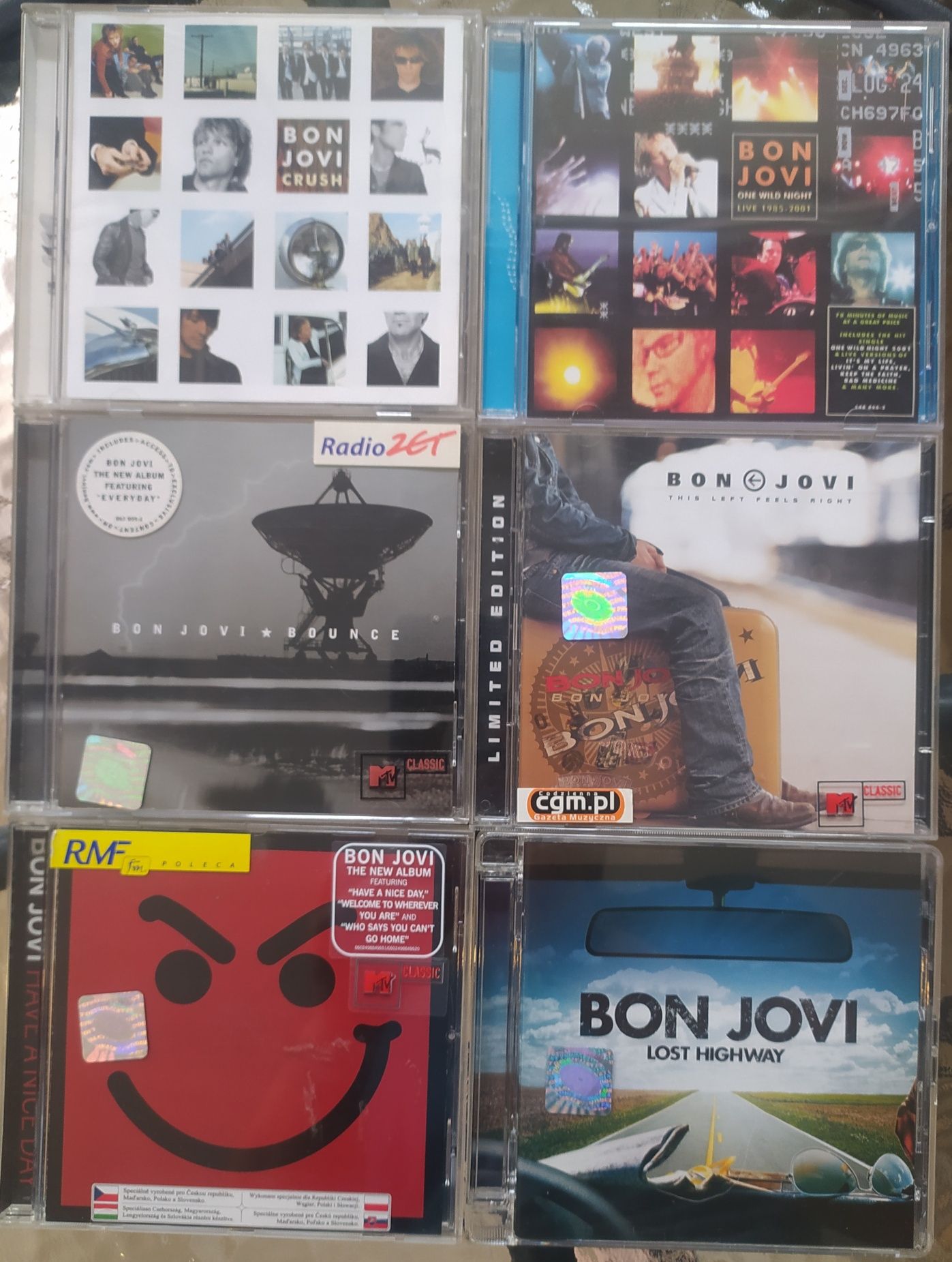 Bon Jovi kolekcja albumów 21 cd