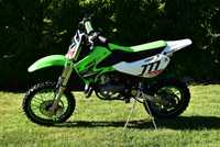 Kawasaki KX65 motocykl cross dziecięcy w super stanie oryginał.