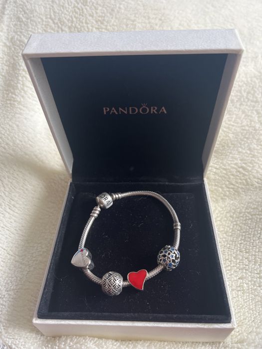 Браслет Pandora з намистинами 2шт