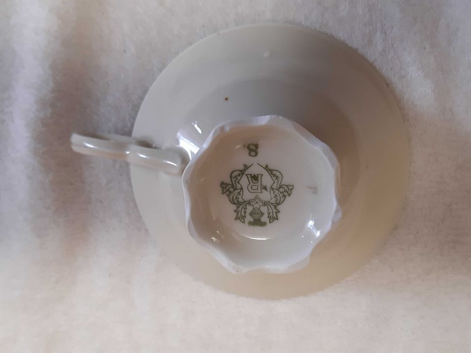 filiżanka Roschutz, ze spodeczkiem, porcelana
