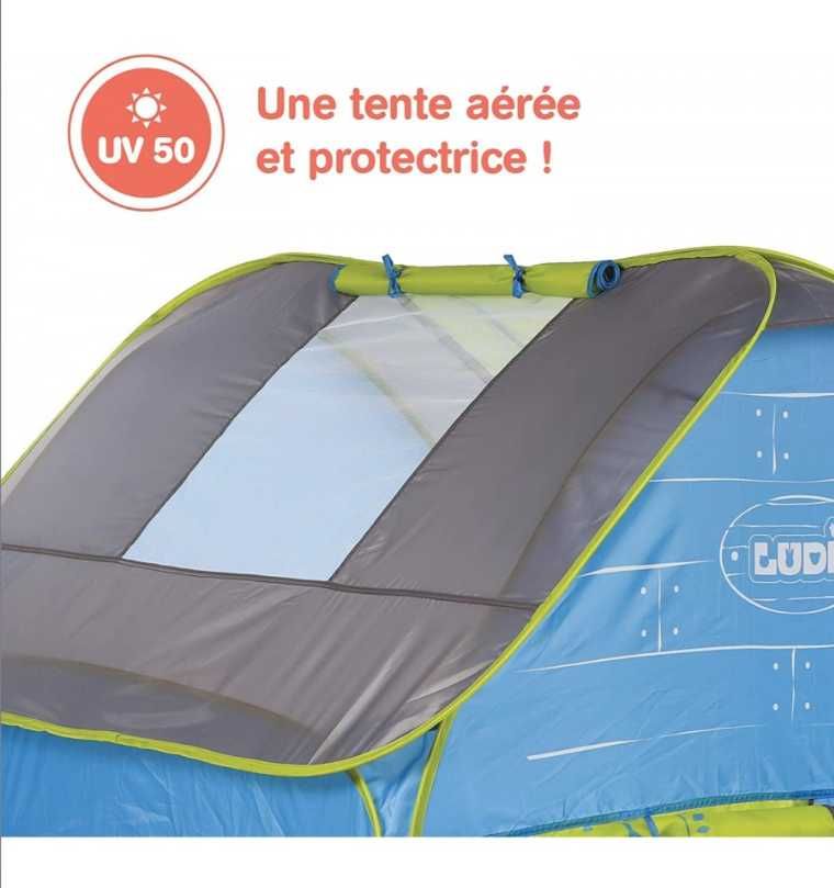 Tenda infantil Cabana de tecido multicolorido
