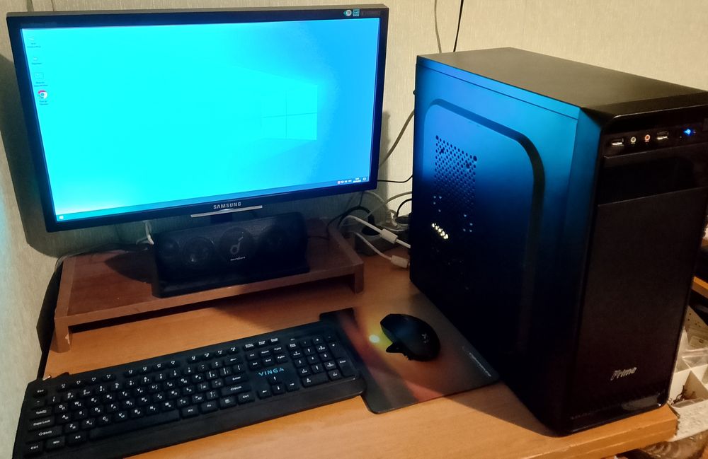 УЛЬТРА игровой комп Ryzen 5 3500X, 32Гб DDR4, видео RX5500XT, SSD HDD