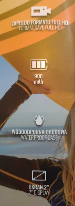 Kamera sportowa Forever. Full HD. Wodoodporna