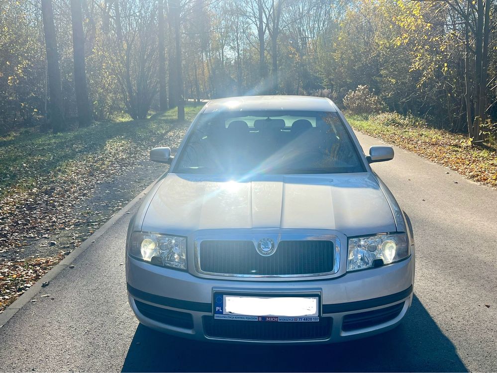 Skoda Superb*2.8v6+LPG*193ps*2004r*Climatronic*xenon*kremowe skóry*