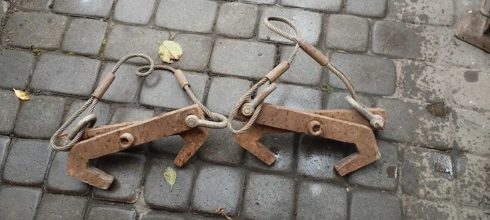 Kleszcze (zawiesie ) do podnoszenia szyn np kolejowych