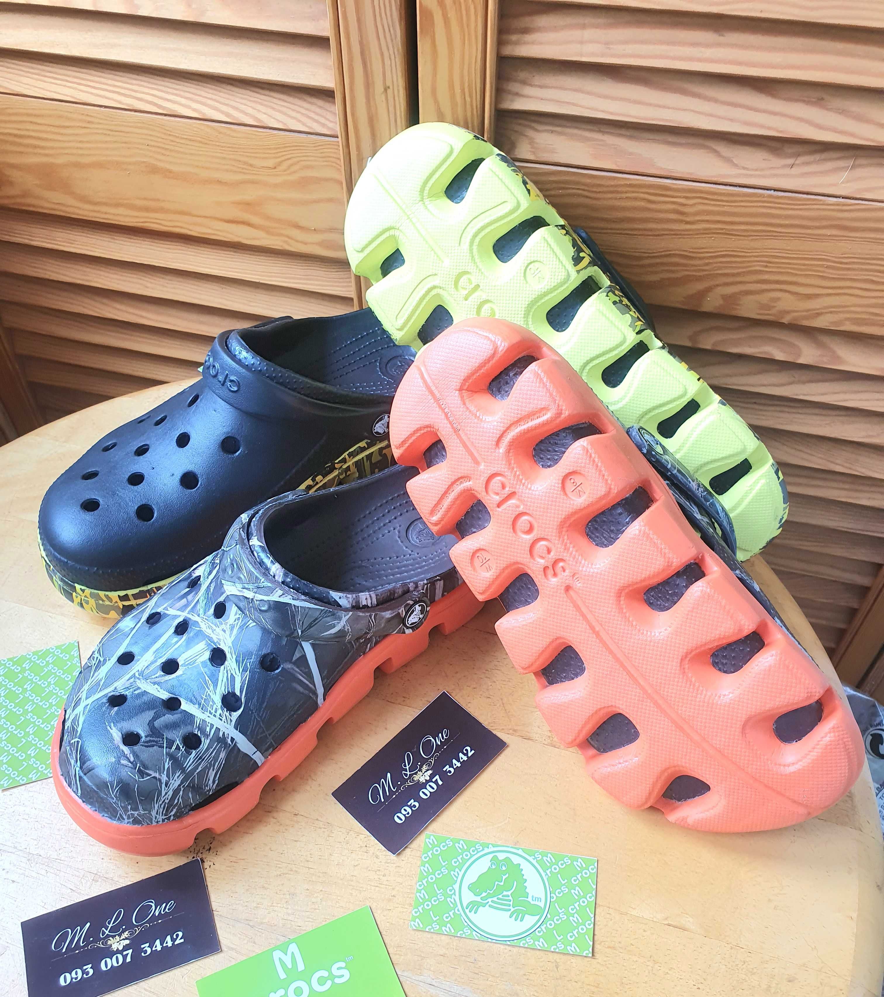 Crocs™  Duet Sport Clog сабо спорт речной камуфляж