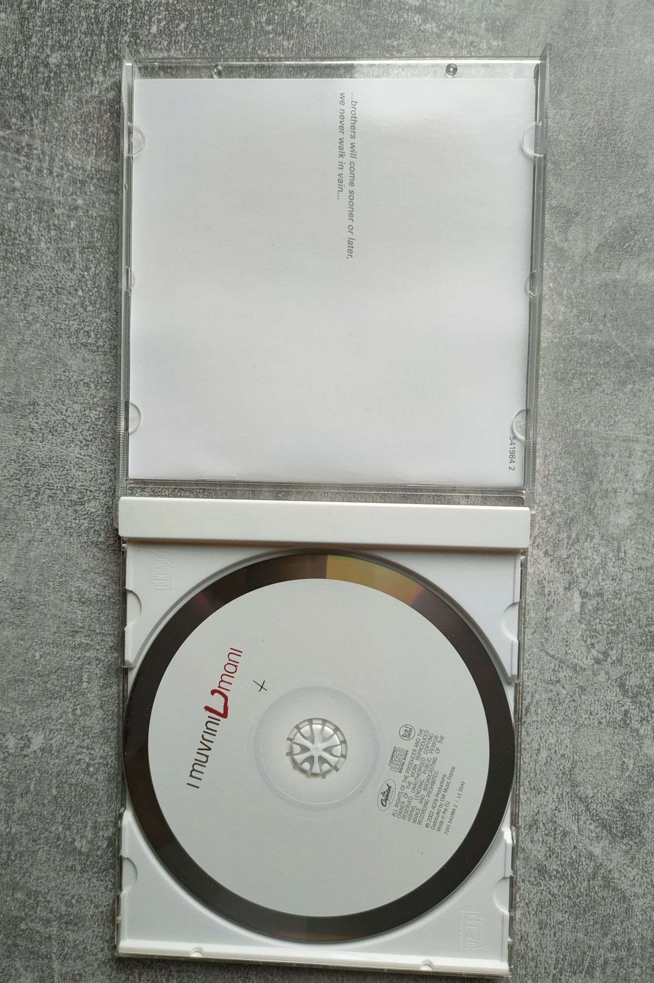 CD UMANI I MUVRINI jak NOWA Oryginalna płyta kompaktowa