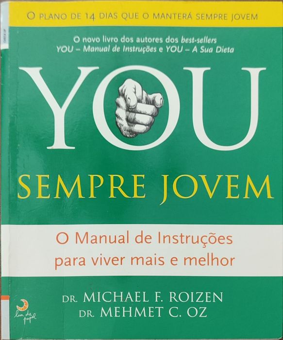 Livro de bem-estar do Dr. Oz "YOU sempre jovem"