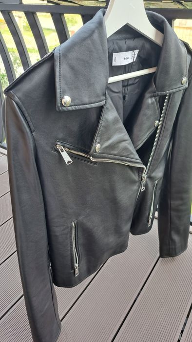 Ramoneska kurtka MANGO r.M  stan idealny klasyk czarna