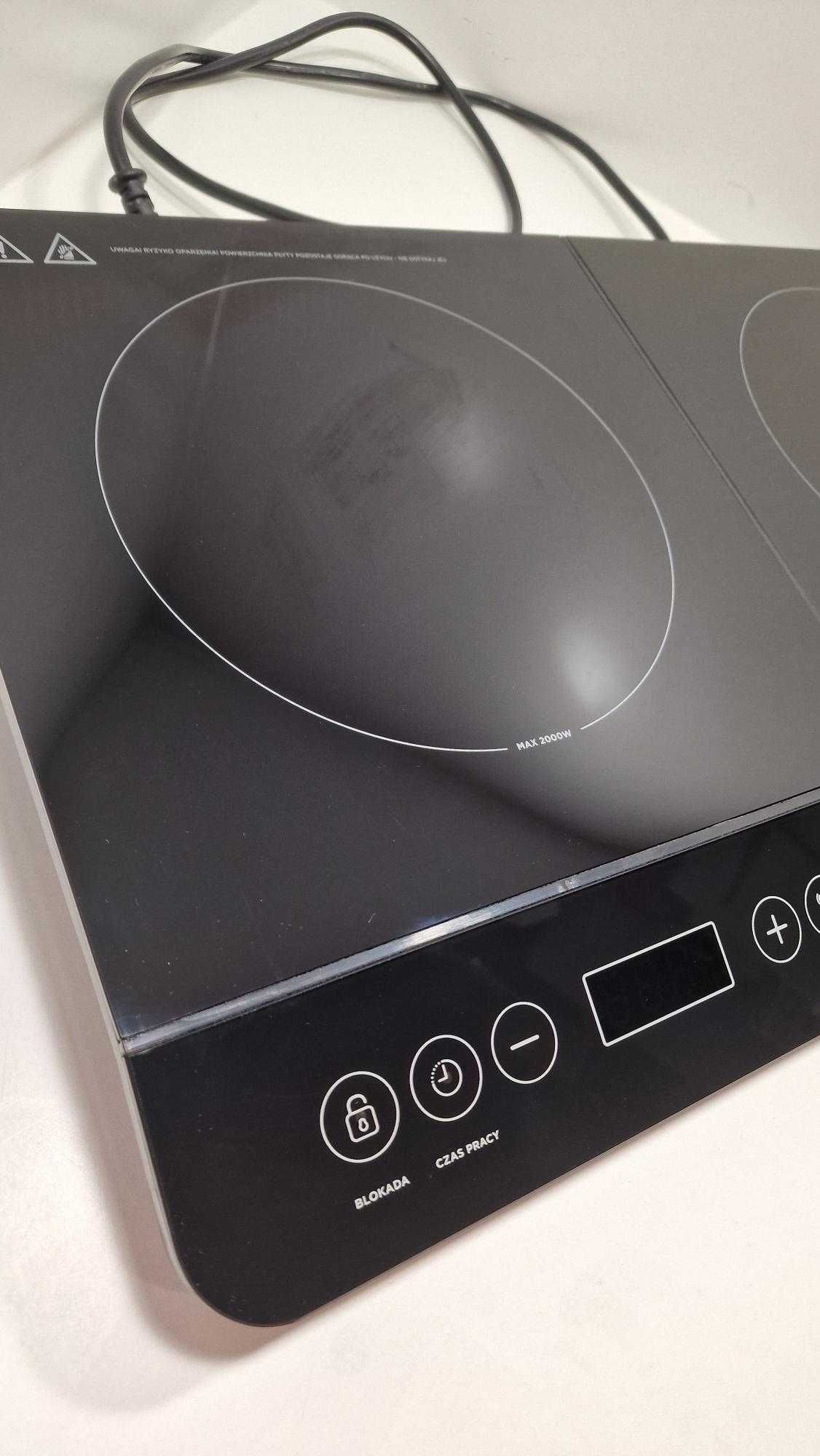 Kuchenka indukcyjna podwójna 3500W Raven EKI002 Komis Czeladź Madej