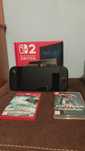 Nintendo switch 2 + 2 gry