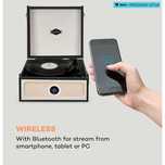 Piękny Gramofon Retro Wieża Sarah Ann Dab+ Bluetooth