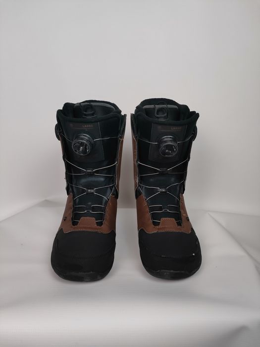 Czarno brązowe buty snowboardowe Ride boa
