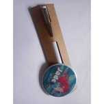 Set de Caneta e Crachá 58mm Personalizado