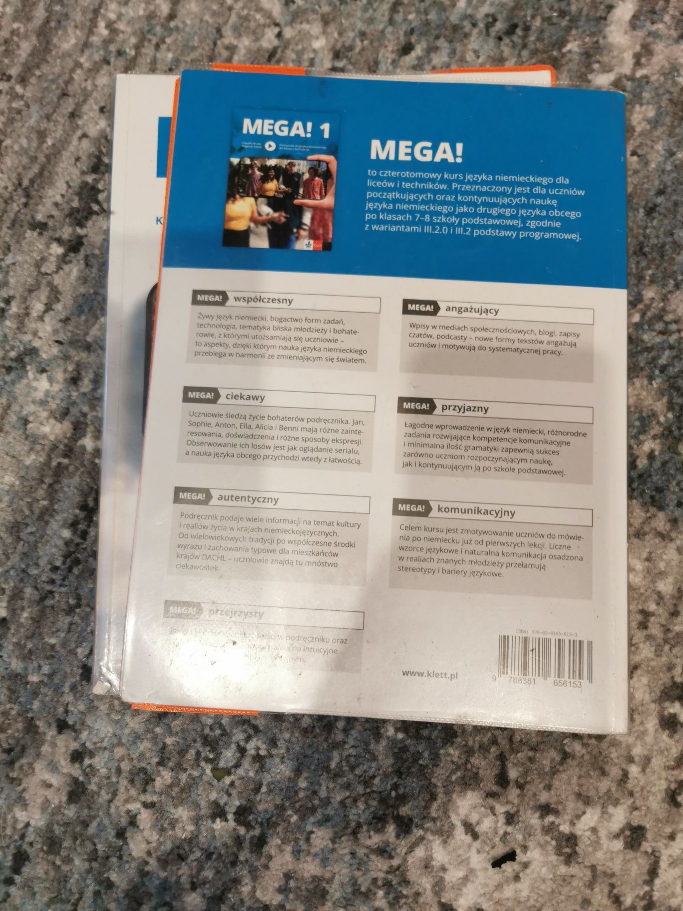 Podręcznik do języka niemieckiego Mega 1 Klett