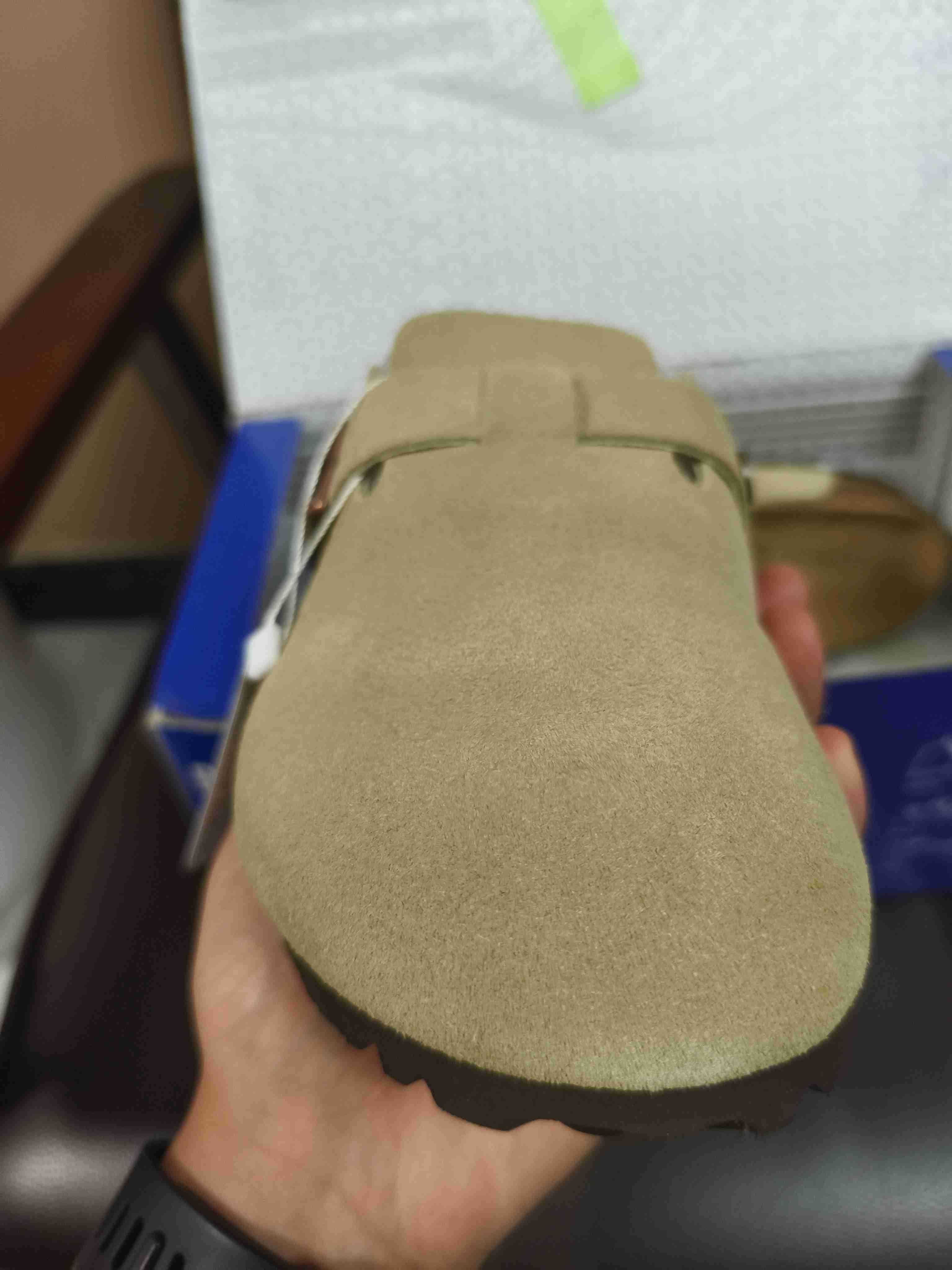 Birkenstock, beżowe kapcie damskie, rozmiar 37