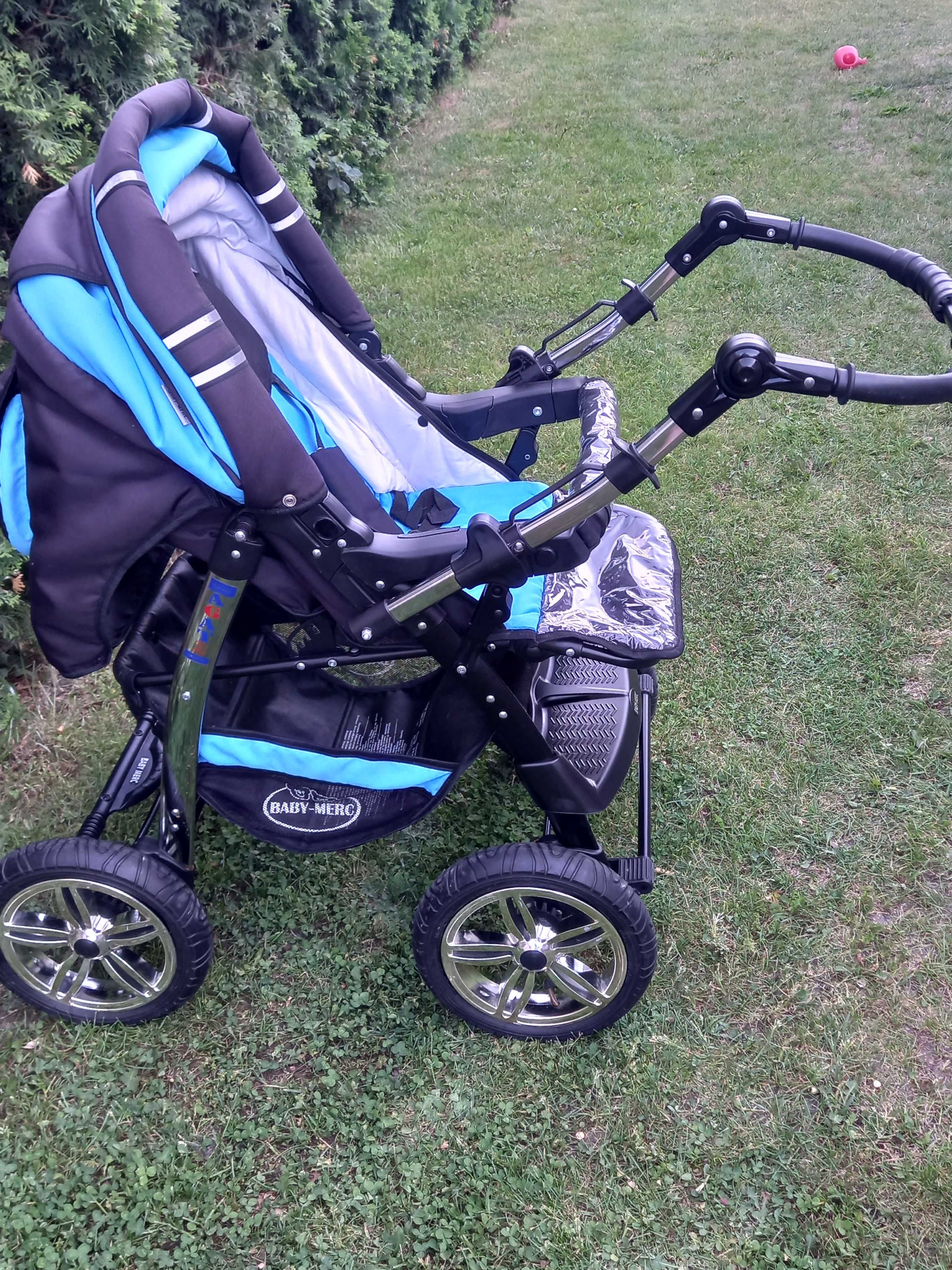Wózek dziecięcy Baby Merc 2w1 + gratisy