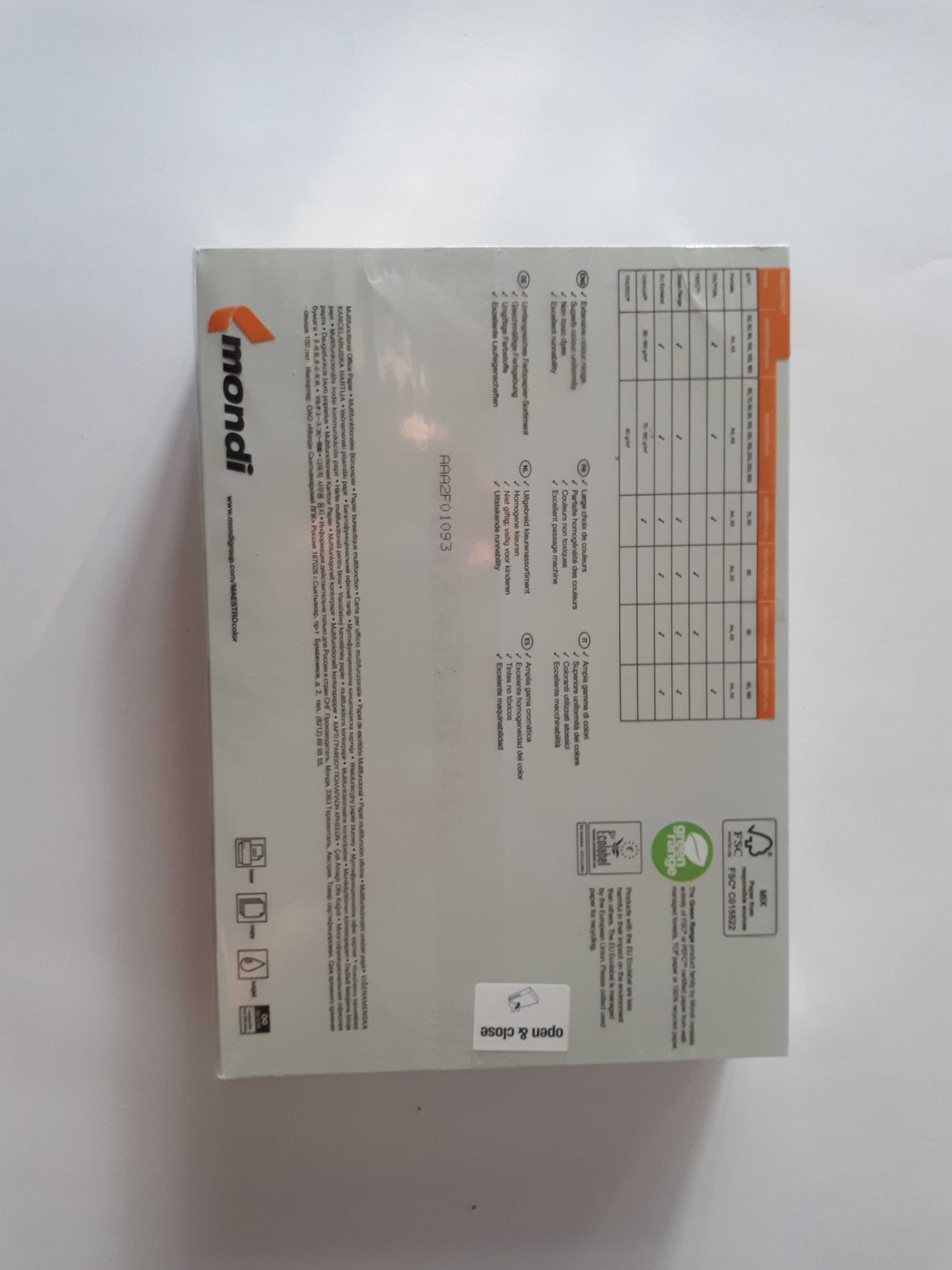 Nowy papier MAESTRO, A4, 250 kartek, 160g/m2, kolor Grey