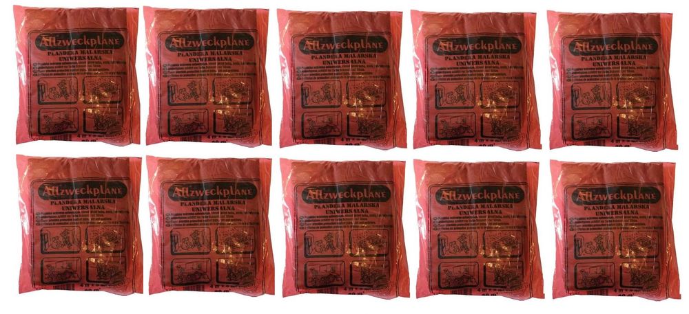 FOLIA MALARSKA EXTRA GRUBA Budowlana 4x5m- 10szt