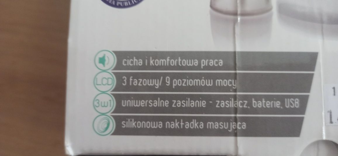 Laktator elektryczny FOLIA jak nowy cichy, 3 fazowy, 9 poziomów