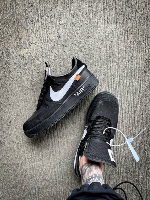 Buty Nike Air Force x Off White black