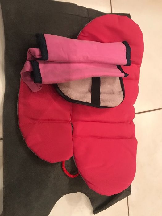 Podusia osłonki na pasy krocze do fotelika samochodowego, wózka nowa