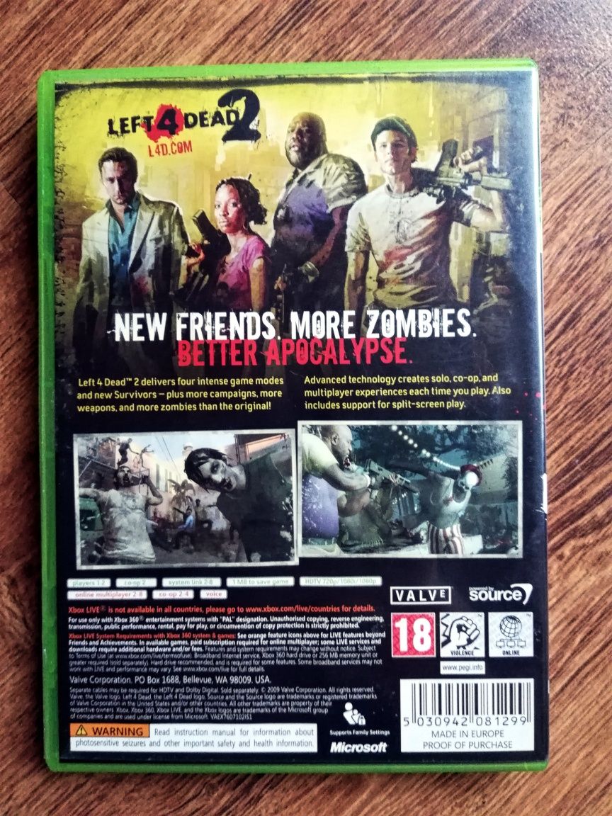Gra Left 4 Dead 2 (PL) XboX 360