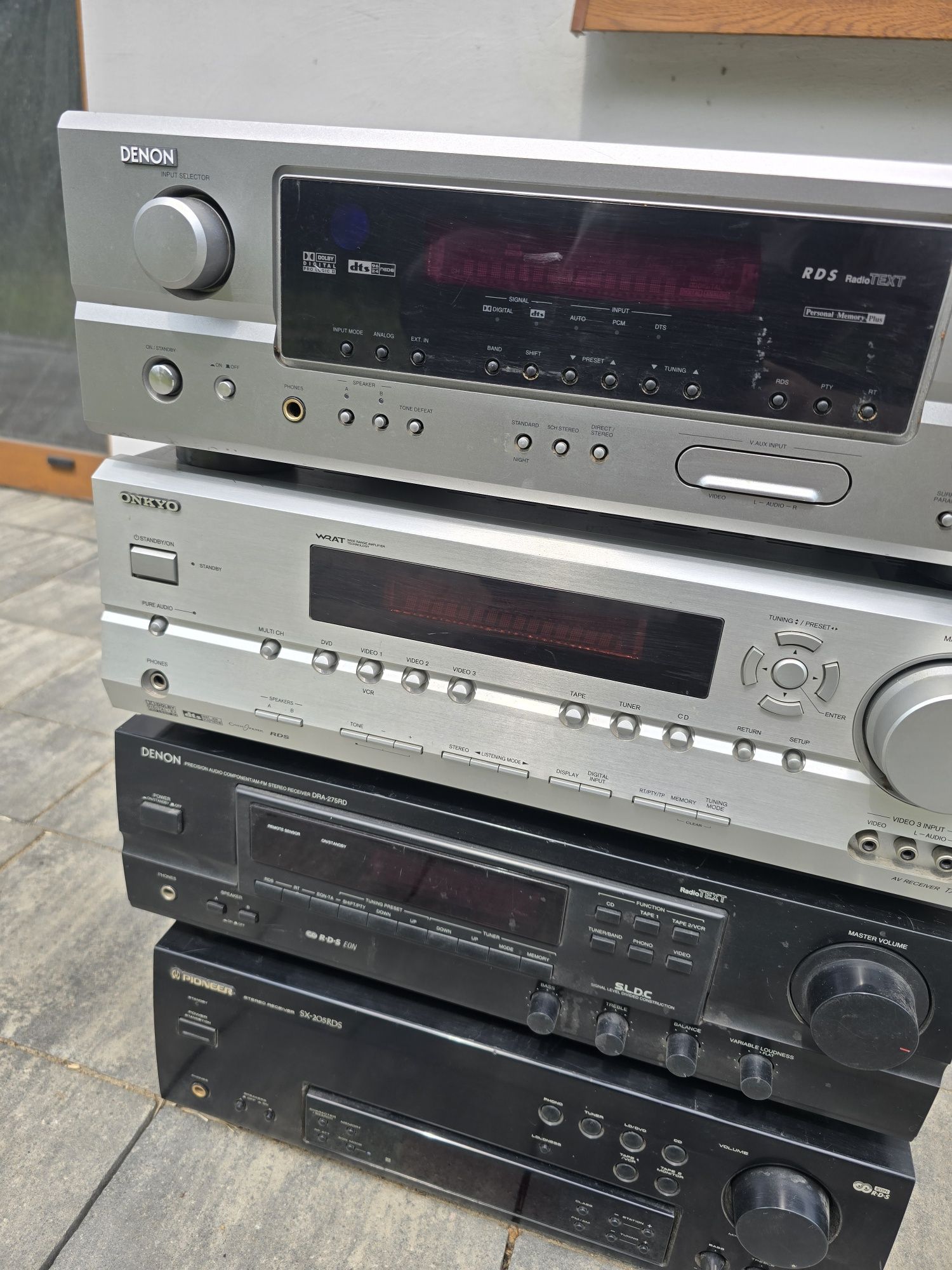 Amplitunery Onkyo,Pionneer,Denon
