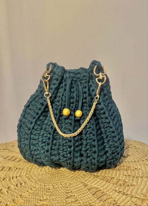 Mala saco em crochet