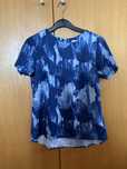 Blusa H&M mulher tons azul