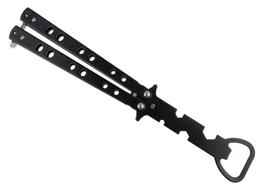 NOWY ⇒ Treningowy Balisong Otwieracz Butelek Multitool Nóż Motylkowy