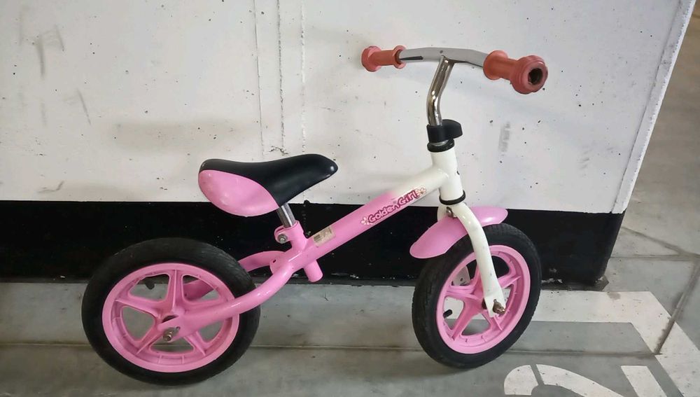 Rowerek biegowy 16 cali różowy