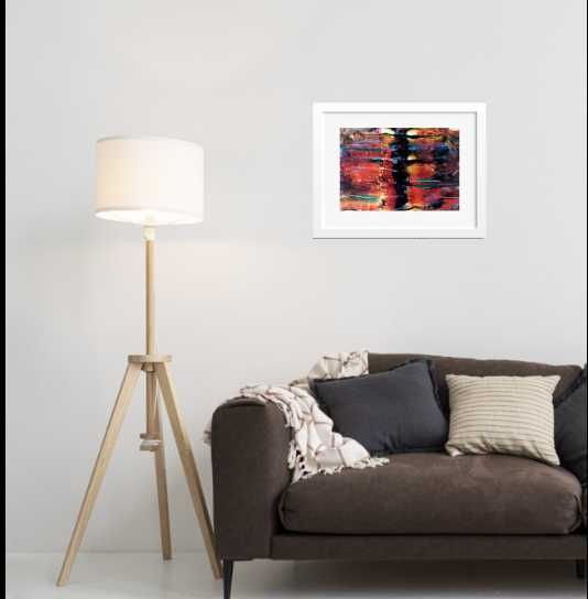 Pintura em acrílico (com moldura)