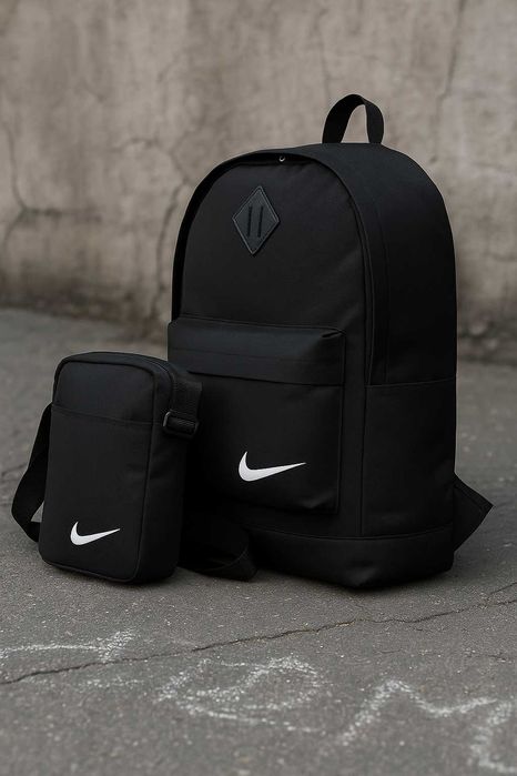 Комплект рюкзак барсетка Nike набор 2в1 городской спортивный найк
