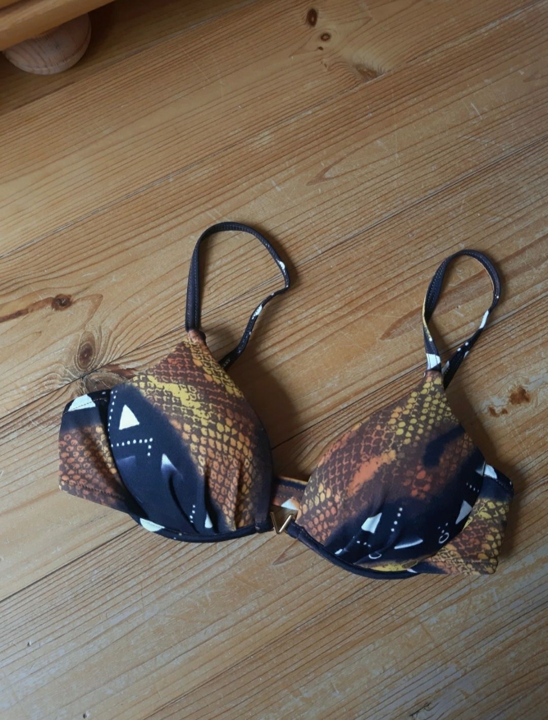 Bikini vintage złoto-czarne