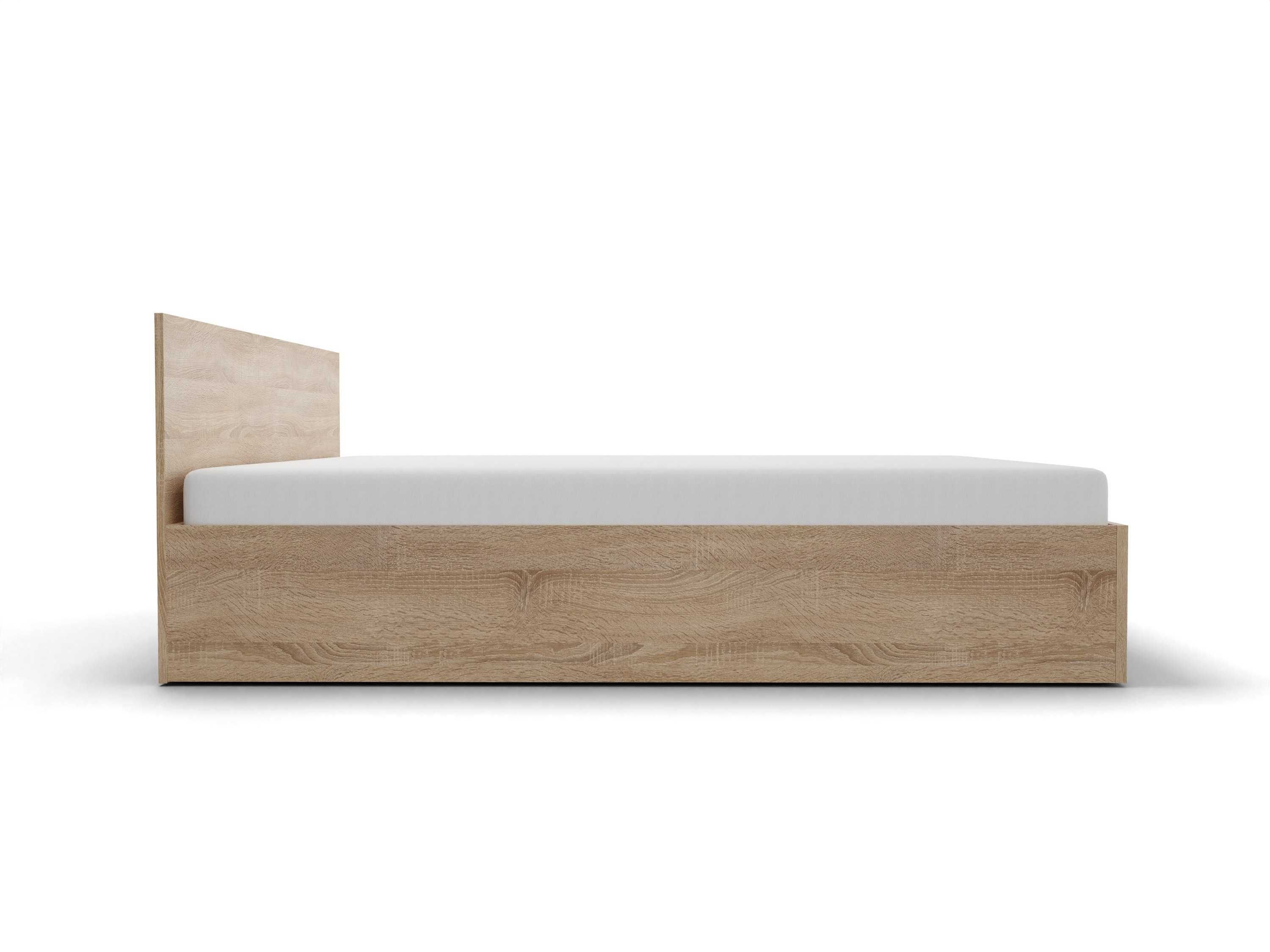 Łóżko sypialniane+ stelaż 140cm DĄB SONOMA