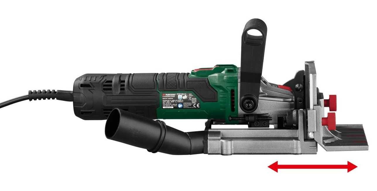 Frezarka Krawędziowa Lamelownica Parkside 900W 20mm Regulacja Kąta W-a