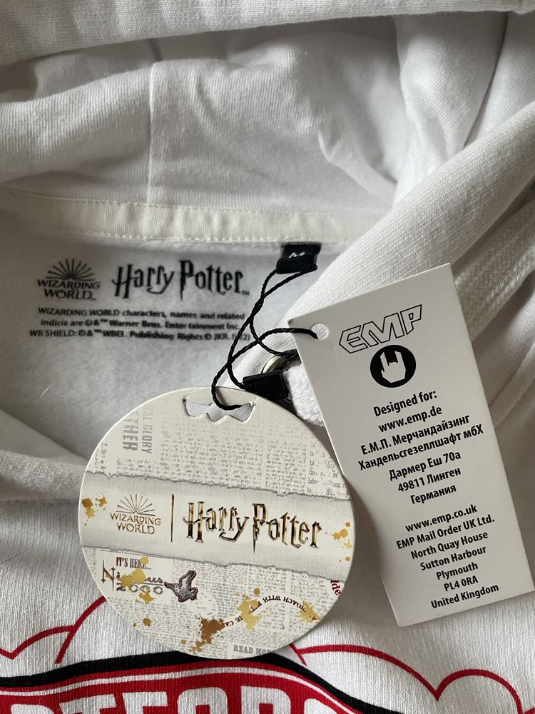 Bluza z kapturem Harry Potter Platform 9 3/4 Hogwarts Express.