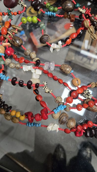 Naszyjnik vintage etno kolorowy duży boho