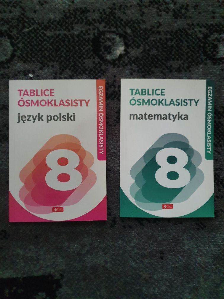 Tablice Ósmoklasisty z j.polskiego i matematyki Egzamin ósmoklasisty