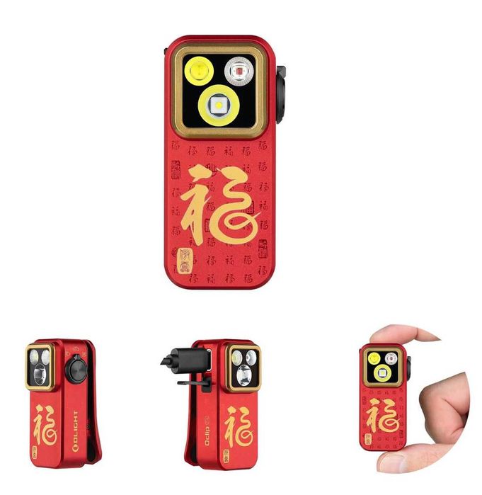 Olight Oclip PRO • Oclip Ultra Ліхтар Прищепка, 3 Типи Світла, Магніт