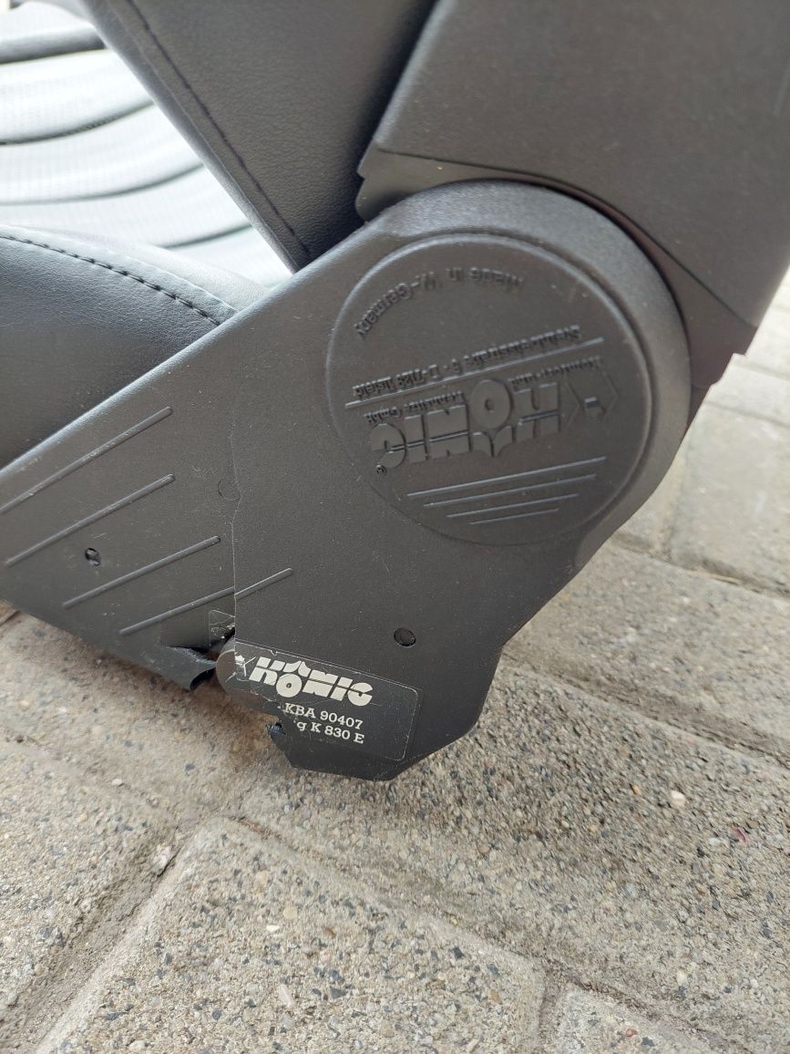 Fotel skórzany König K830 E sportowy elektryczny