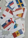 Państwa, flagi, karty pracy w stylu Montessori, zalaminowane